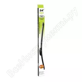 Бескаркасная щетка стеклоочистителя azard lucky way 24" 600 мм 4 переходника schet163