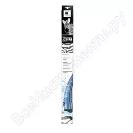 Бескаркасная щетка стеклоочистителя azard zebra 18" 450 мм 4 переходника schet168