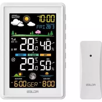 Беспроводная метеостанция BALDR B0360WST2H2PR-V3-WHITE