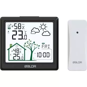 Беспроводная метеостанция BALDR B0389WST2H2-BLACK