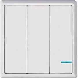 Беспроводной выключатель GRITT 3 клавиши, белый 11005