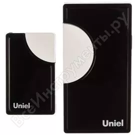 Беспроводной звонок uniel udb-002w-r1t1-32s-100m-bl 02240