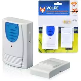 Беспроводной звонок volpe udb-q023 w-r1t1-16s-30m-wh 11016