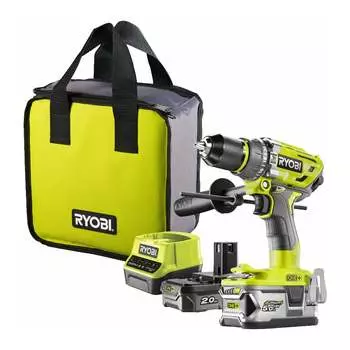 Бесщеточная ударная дрель-шуруповерт Ryobi