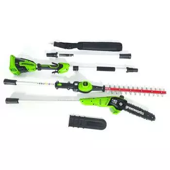 Бесщеточный аккумуляторный высоторез-кусторез GreenWorks 1303907