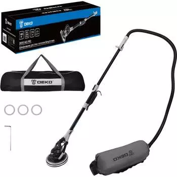 Бесщёточная шлифмашина для стен и потолков DEKO DKWS1400 PRO 085-1062