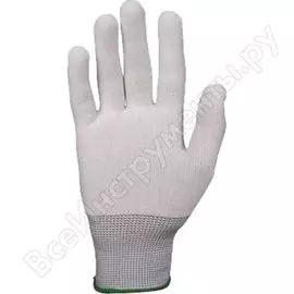 Бесшовные перчатки для точных работ (12 пар) jetasafety js011p/m