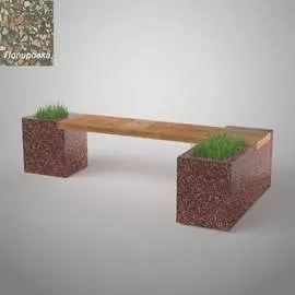 Бетонная скамья ООО АРХИТЕК-БЕТОН