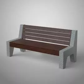 Бетонная скамья ООО АРХИТЕК-БЕТОН