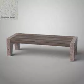 Бетонная скамья ООО АРХИТЕК-БЕТОН