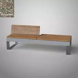 Бетонная скамья ООО АРХИТЕК-БЕТОН