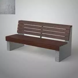 Бетонная скамья ООО АРХИТЕК-БЕТОН