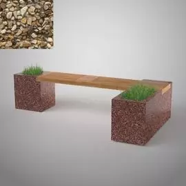 Бетонная скамья ООО АРХИТЕК-БЕТОН