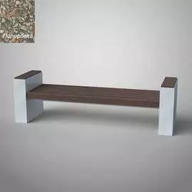 Бетонная скамья ООО АРХИТЕК-БЕТОН