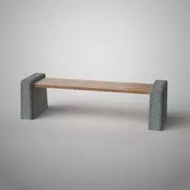 Бетонная скамья ООО АРХИТЕК-БЕТОН