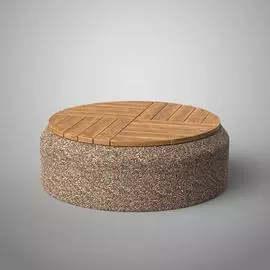 Бетонная скамья ООО АРХИТЕК-БЕТОН