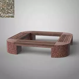 Бетонная скамья ООО АРХИТЕК-БЕТОН