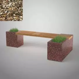 Бетонная скамья ООО АРХИТЕК-БЕТОН