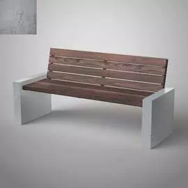 Бетонная скамья ООО АРХИТЕК-БЕТОН