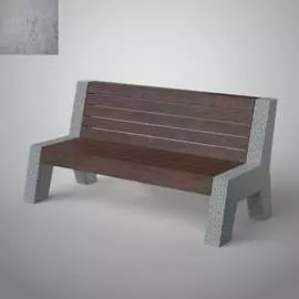 Бетонная скамья ООО АРХИТЕК-БЕТОН