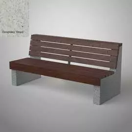 Бетонная скамья ООО АРХИТЕК-БЕТОН