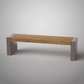 Бетонная скамья ООО АРХИТЕК-БЕТОН