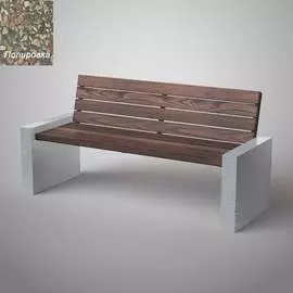 Бетонная скамья ООО АРХИТЕК-БЕТОН