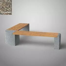 Бетонная скамья ООО АРХИТЕК-БЕТОН