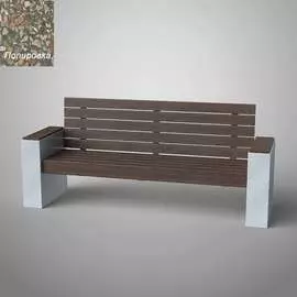 Бетонная скамья ООО АРХИТЕК-БЕТОН
