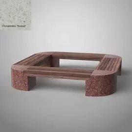 Бетонная скамья ООО АРХИТЕК-БЕТОН