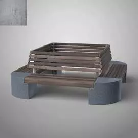 Бетонная скамья ООО АРХИТЕК-БЕТОН