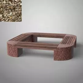 Бетонная скамья ООО АРХИТЕК-БЕТОН