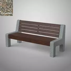 Бетонная скамья ООО АРХИТЕК-БЕТОН