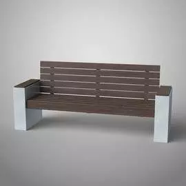 Бетонная скамья ООО АРХИТЕК-БЕТОН