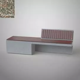 Бетонная скамья ООО АРХИТЕК-БЕТОН