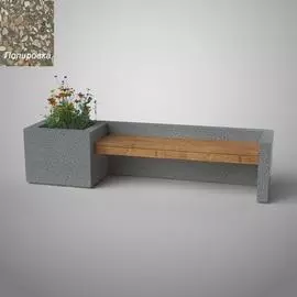 Бетонная скамья ООО АРХИТЕК-БЕТОН