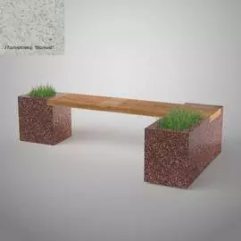 Бетонная скамья ООО АРХИТЕК-БЕТОН