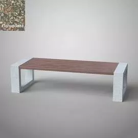 Бетонная скамья ООО АРХИТЕК-БЕТОН