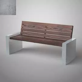 Бетонная скамья ООО АРХИТЕК-БЕТОН