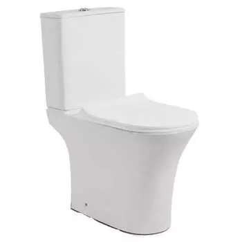 Безободковый напольный унитаз-компакт Cerutti SPA BERNINA 7193