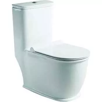 Безободковый напольный унитаз Santi Line SL-5019