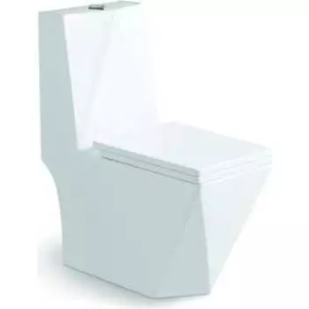 Безободковый напольный унитаз Santi Line SL-5013