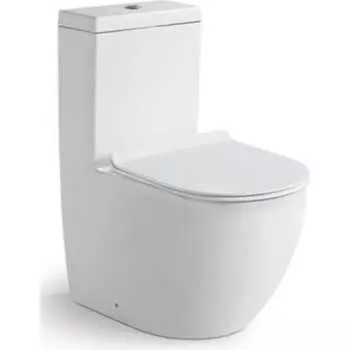 Безободковый напольный унитаз Santi Line SL-5011