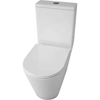 Безободковый напольный унитаз Teymi Solli T40203 ЦБ-00264841