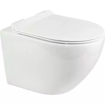 Безободковый подвесной унитаз BOND Oval F13-10