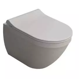 Безободковый подвесной унитаз Kale