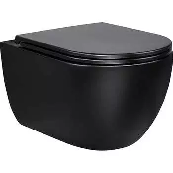 Безободковый подвесной унитаз VINCEA Evo VT1-34MB