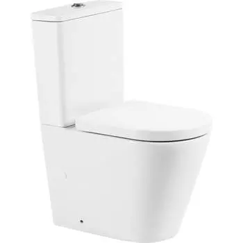 Безободковый унитаз компакт BelBagno FLAY-R BB2149CPR/BB2149T/BB865SC