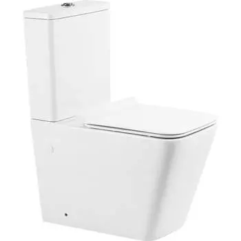 Безободковый унитаз компакт BelBagno ARDENTE-R BB02093CPR/BB2112SC