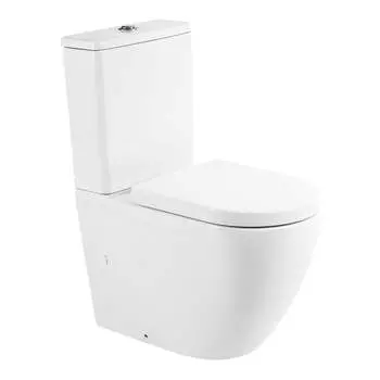 Безободковый унитаз компакт BelBagno SFERA-R BB2141CPR/BB865SC
